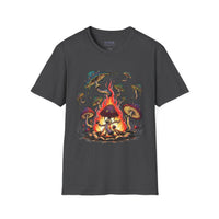 Mushroom Campfire Unisex Tshirt