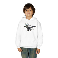 Ninja Unicorn Cat Kids Hooded Sweatshirt