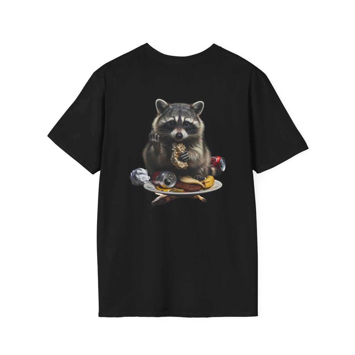 "Eat Trash Live Free" Raccoon Unisex Tshirt