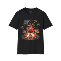 Mushroom Campfire Unisex Tshirt