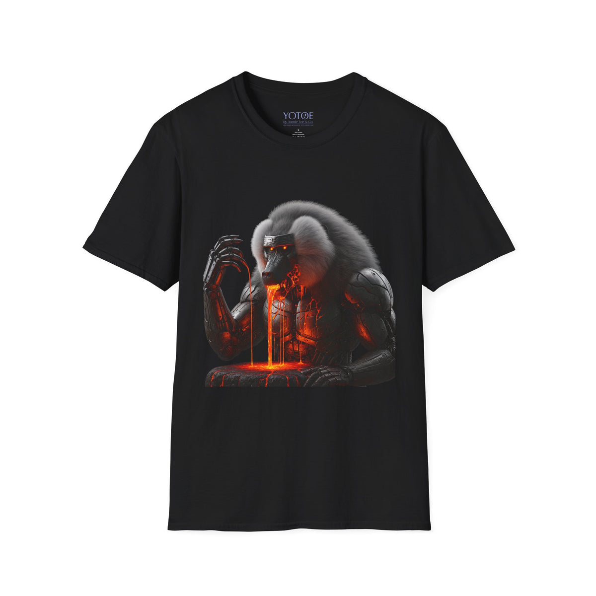 Melting Lava Baboon Unisex Tshirt