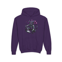 Fierce Ninja Kitty Kids Hooded Sweatshirt