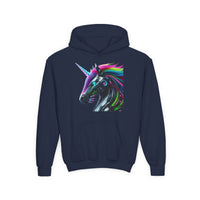 Robo Unicorn Kids Hooded Sweatshirt