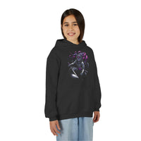 Fierce Ninja Kitty Kids Hooded Sweatshirt