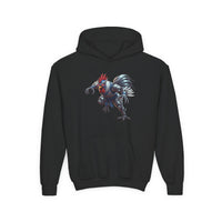 Robo Rooster Kids Hooded Sweatshirt