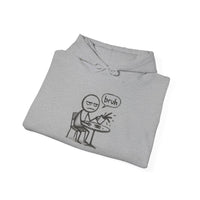 "Bruh" Coffee Unisex Hooded Sweatshirt