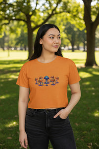 Ring Around the Mushroom Crop Top