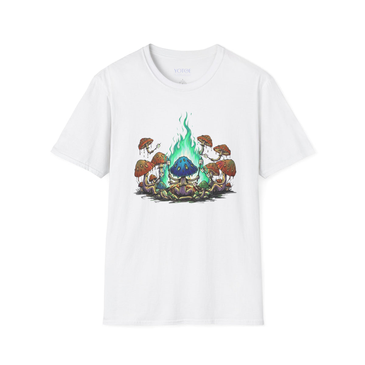 Give Me S'mores Mushroom Campfire Unisex Tshirt