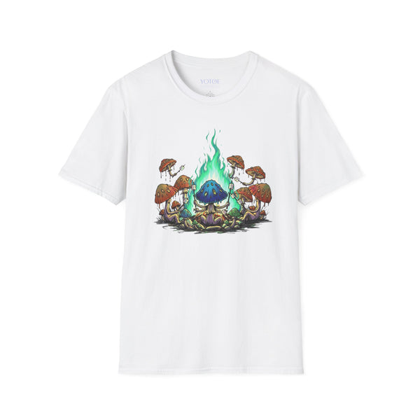 Give Me S'mores Mushroom Campfire Unisex Tshirt