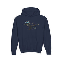 Ninja Unicorn Cat Kids Hooded Sweatshirt