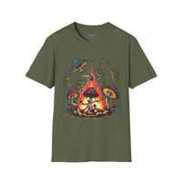 Mushroom Campfire Unisex Tshirt