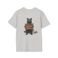 Trash is a Lifestyle- Raccoon Unisex Tshirt-