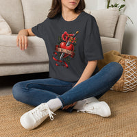 Nibling Heart Tattoo T‑Shirt — Vintage Dagger & Rose Graphic Tee