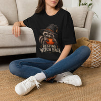 “Resting Witch Face” Raccoon Unisex Tshirt