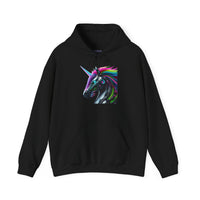 Robo Rainbow Unicorn Unisex Hooded Sweatshirt