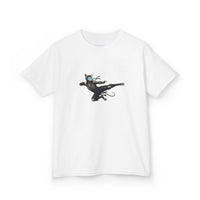 Ninja Unicorn Cat Kids Tshirt