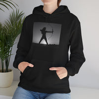 Huntress Archer Warrior Unisex Hooded Sweatshirt