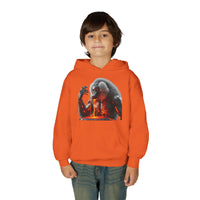 Melting Lava Baboon Kids Hooded Sweatshirt