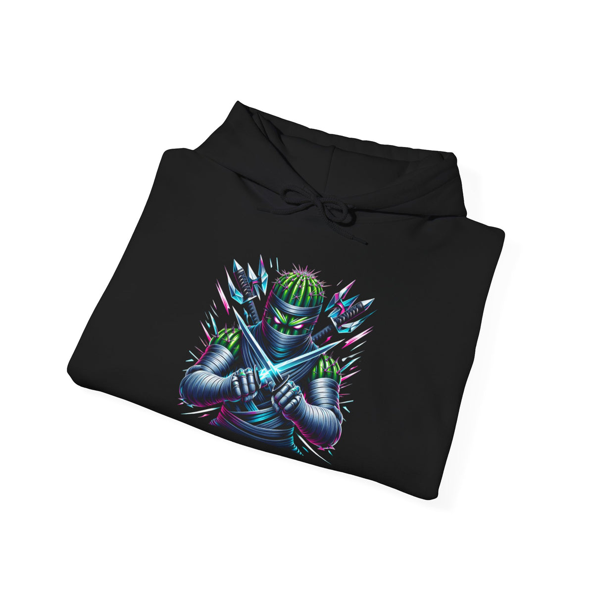 Samurai Cactus Unisex Hooded Sweatshirt