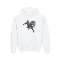 Robo Rooster Kids Hooded Sweatshirt
