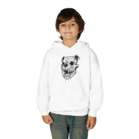 Dog Skull Kids Hooded Sweatshirt