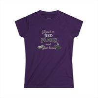 "Raised on Red Flags and Slow Burns" Women's Tshirt