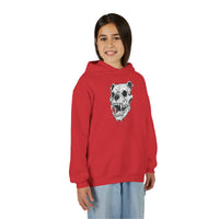 Dog Skull Kids Hooded Sweatshirt