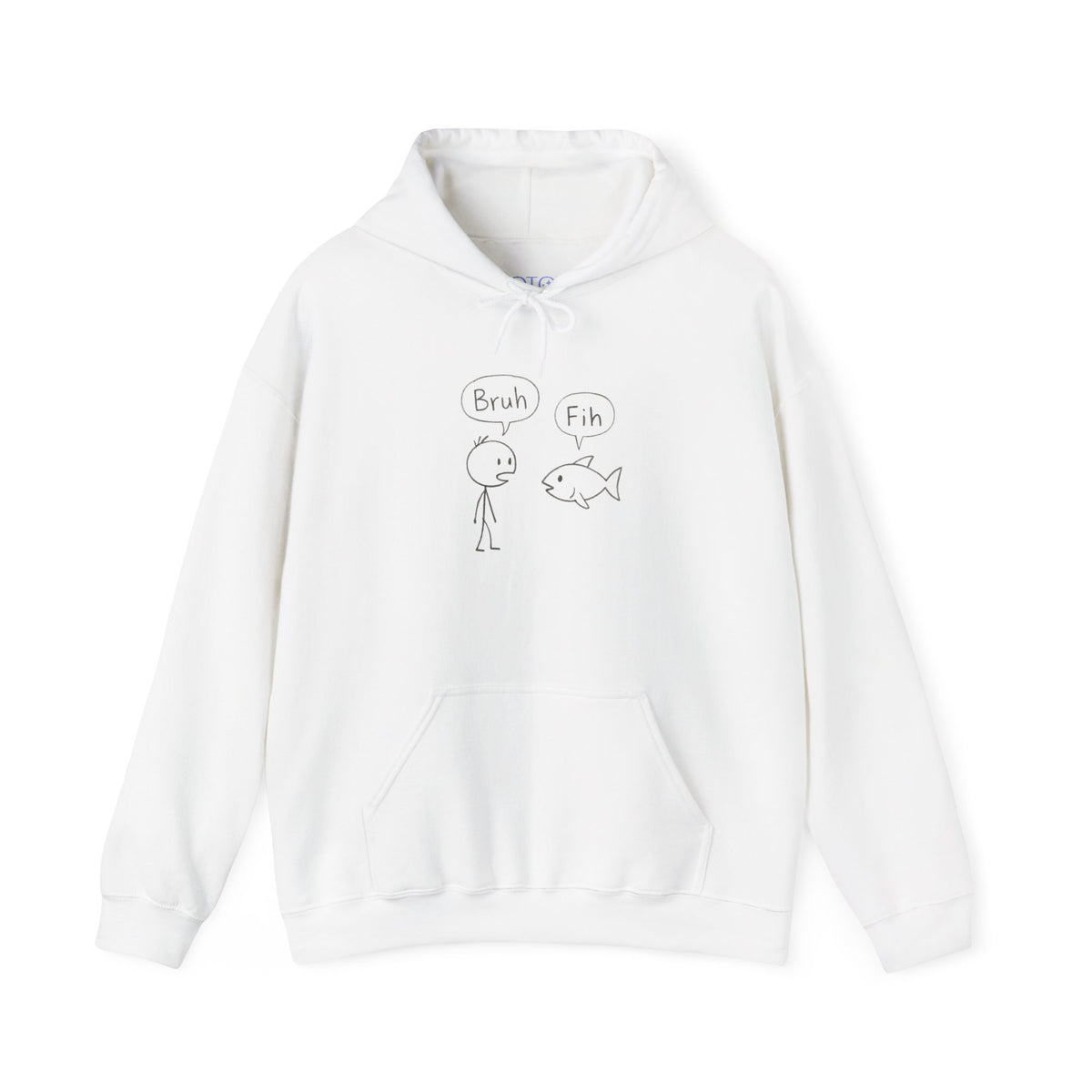 “Bruh, Fih”  - Unisex Hooded Sweatshirt
