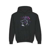 Fierce Ninja Kitty Kids Hooded Sweatshirt