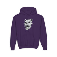 Dog Skull Kids Hooded Sweatshirt