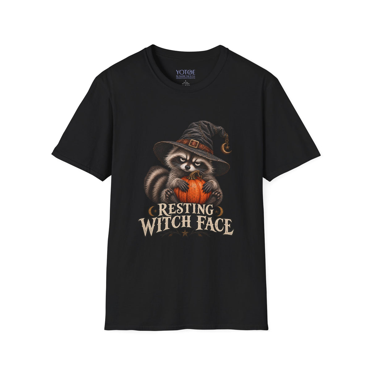 “Resting Witch Face” Raccoon Unisex Tshirt