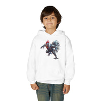 Robo Rooster Kids Hooded Sweatshirt