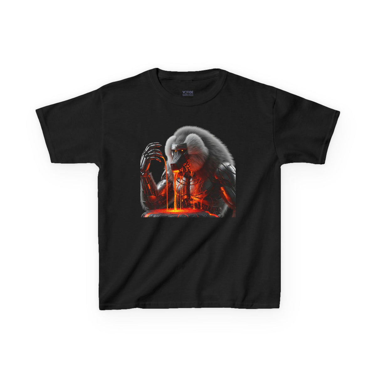 Melting Lava Baboon Kid's Tshirts