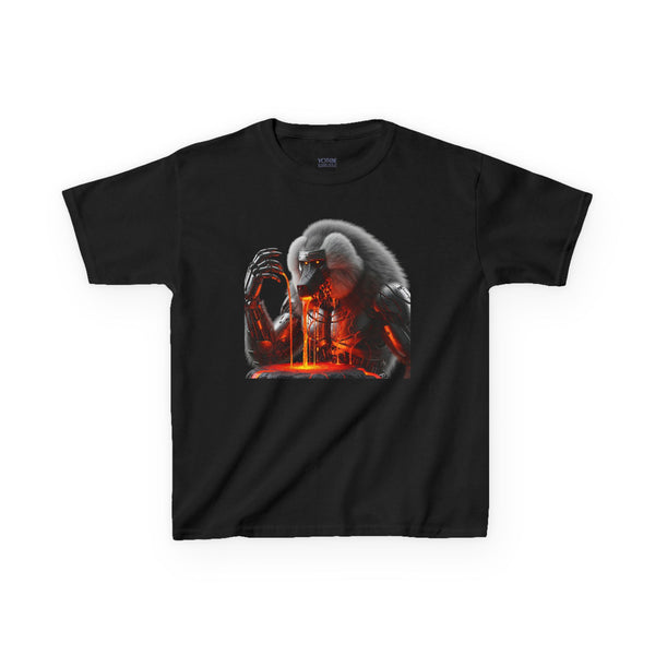 Melting Lava Baboon Kid's Tshirts