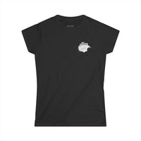 Painted Art Quote Women's Tshirt — "You must start drawing the line..." Picasso Paintbrush T‑Shirt