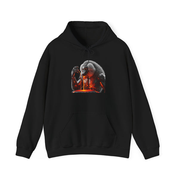Lava Robot Baboon Unisex Hooded Sweatshirt
