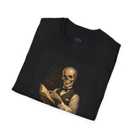 Skeleton Librarian Unisex T-Shirt — Book Lovers