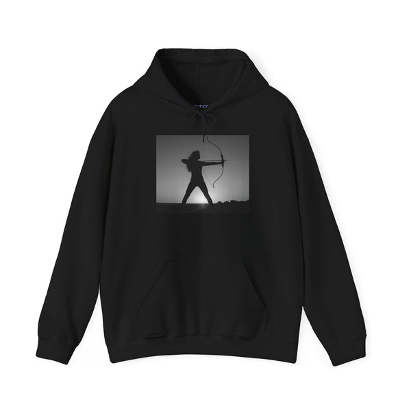 Huntress Archer Warrior Unisex Hooded Sweatshirt