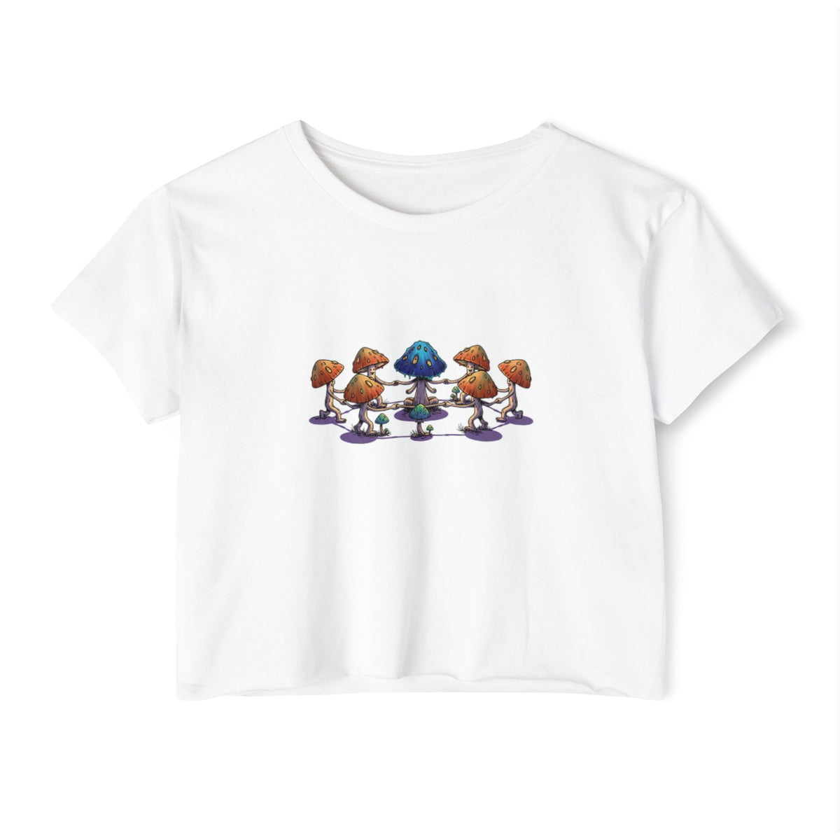 Ring Around the Mushroom Crop Top