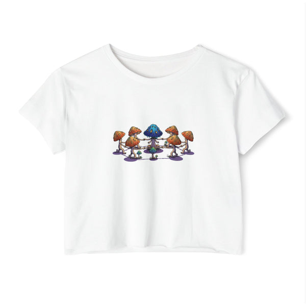 Ring Around the Mushroom Crop Top