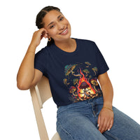 Mushroom Campfire Unisex Tshirt