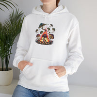 Mushroom Campfire Unisex Hooded Sweatshirt