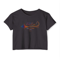 “Art does not reproduce the visible…” Women's Crop Top