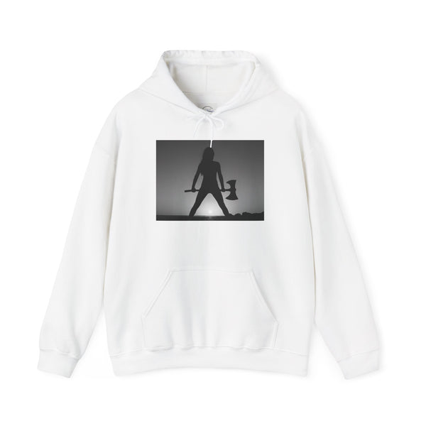 Huntress Battle Axe Warrior Unisex Hooded Sweatshirt