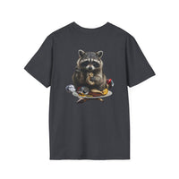 "Eat Trash Live Free" Raccoon Unisex Tshirt