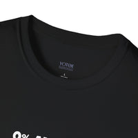 303SoBar "0% Alcohol, 100% Awesome" Sloth Unisex T-Shirt