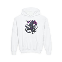Fierce Ninja Kitty Kids Hooded Sweatshirt