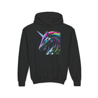 Robo Unicorn Kids Hooded Sweatshirt