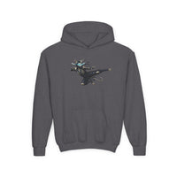 Ninja Unicorn Cat Kids Hooded Sweatshirt