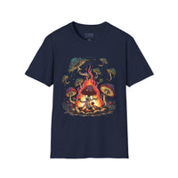 Mushroom Campfire Unisex Tshirt